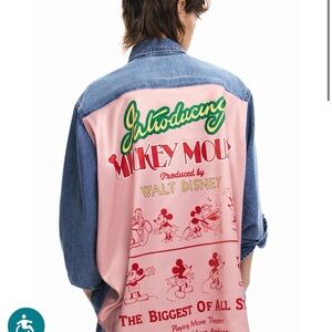 Desigual - MICKEY MOUSE DENIM SHIRT